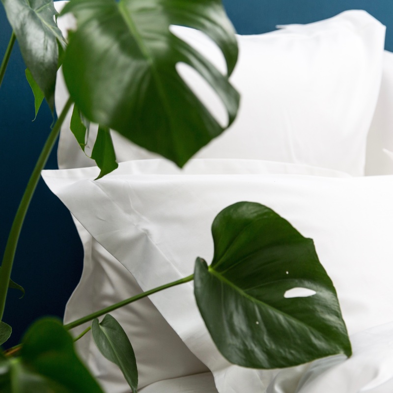 Satin Baumwolle Classic White