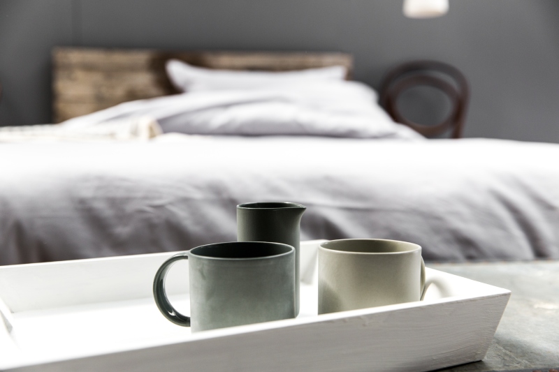 Bettwäsche Silver Grey aus reiner Baumwolle