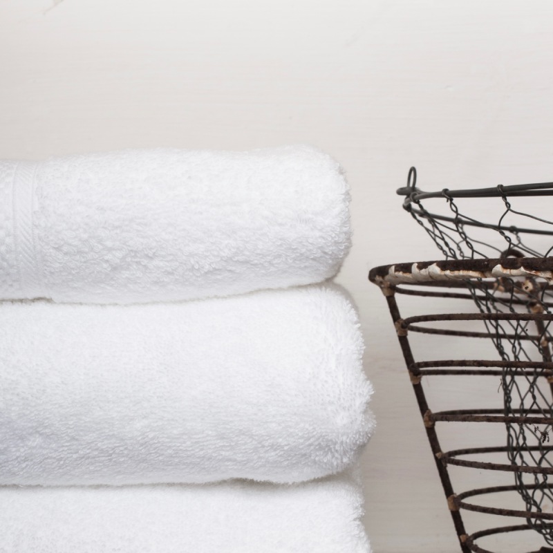 Handtücher weiß Hotelluxus